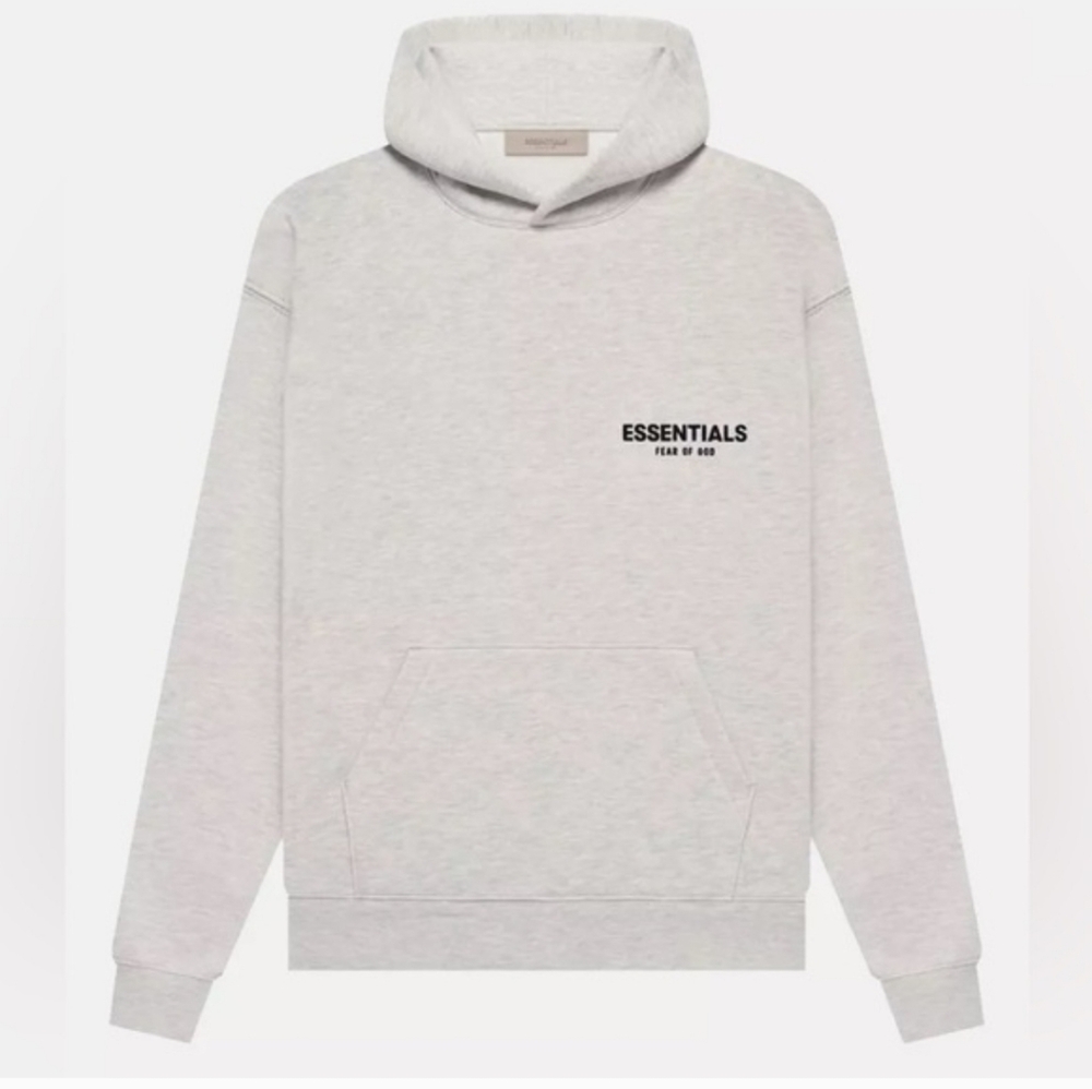 NEW! Essentials Light Gray Hoodie